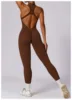 Long jumpsuit brown
