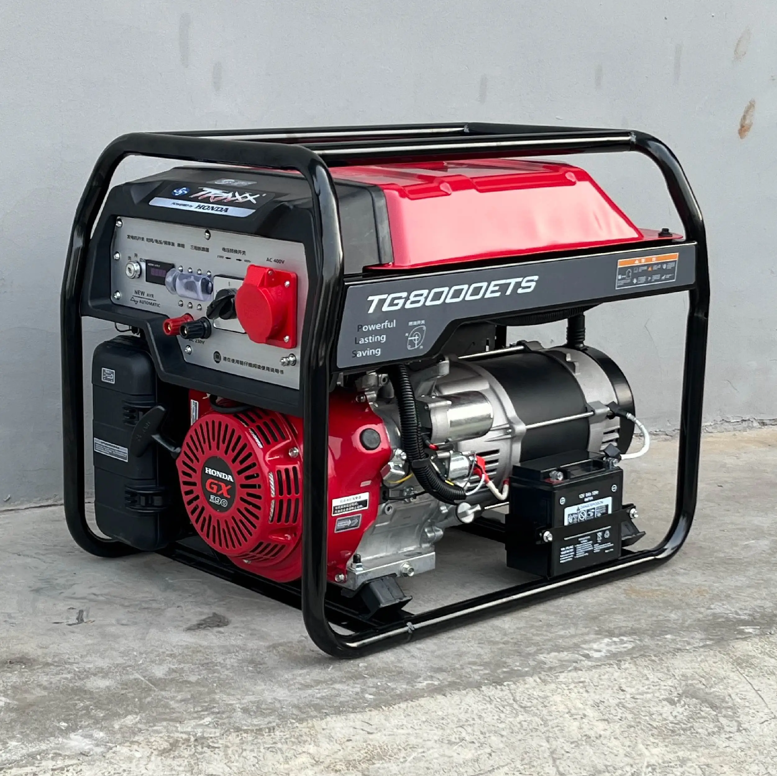 ホンダ発電機3相220ボルト220v7000ワット7kw電力家庭用電気用ガソリン