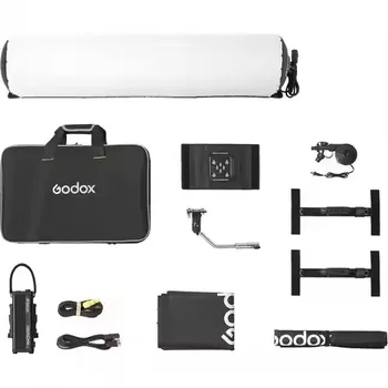 Godox AT200Bi KNOWLED Portable Video Light 2700K-8500K Bi-Color LED Tube 2.4 GHz Wireless Remote Control IP65 Dust Water