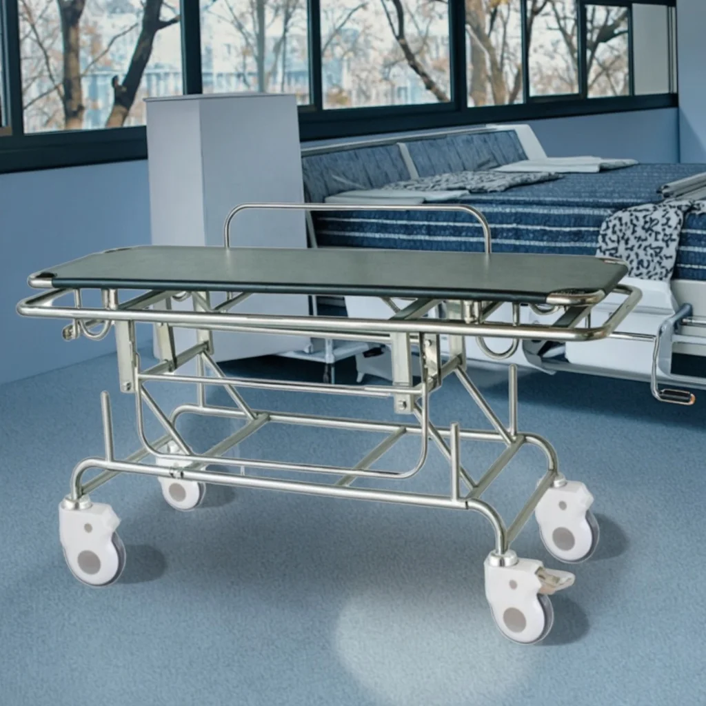 Emergency Durable Metal Detachable Hospital Bed Quick-Lock Foldable System CE ISO Certified 2-Year Warranty Infusion Adjustable 4