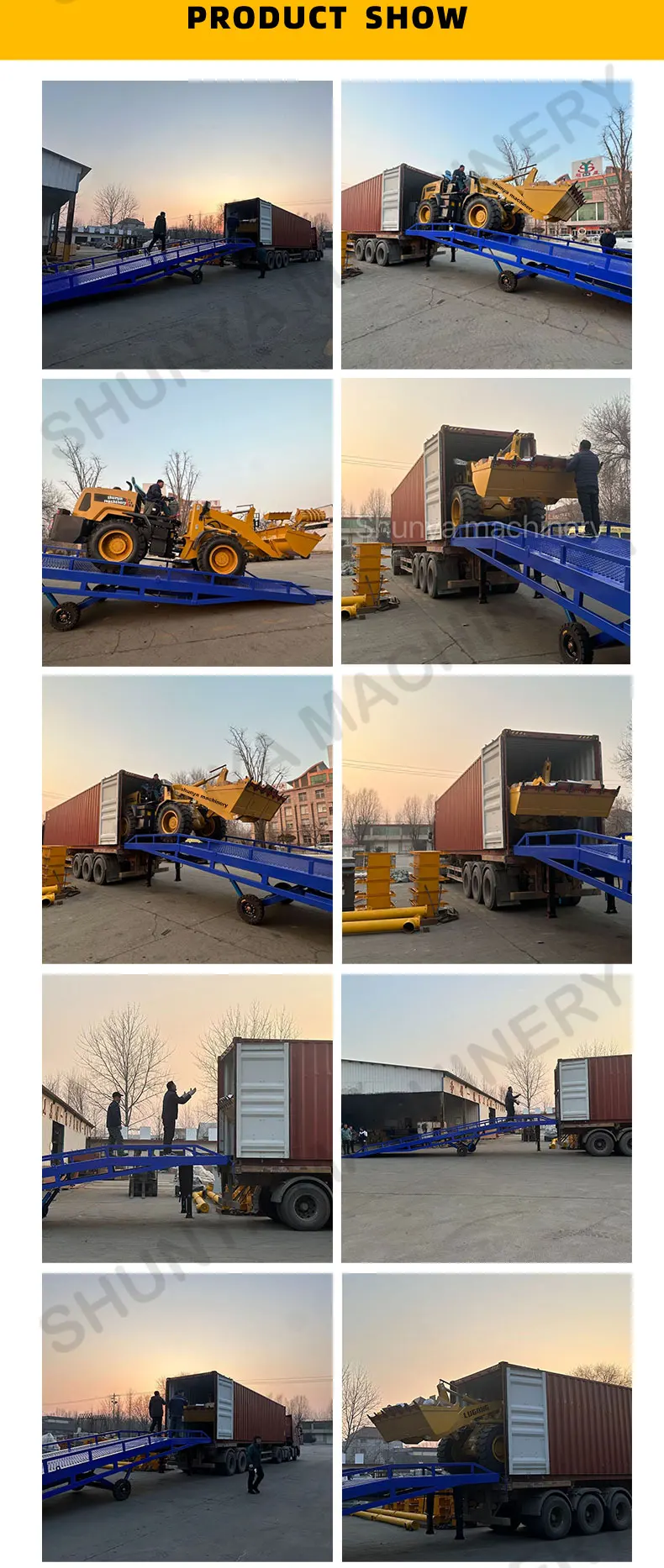 Container Loading Platform Adjustable Unloading Loading Board Lift ...