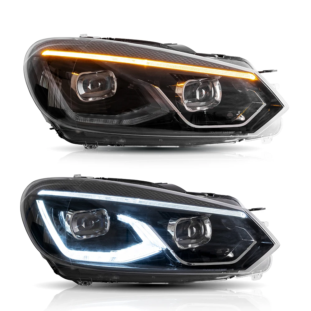 Headlight Head Light LED Headlights Head Lamp for Volkswagen for VW GOLF 6 GOLF6 MK6 Headlight 2010-2014 GOLF 6 Headlamp