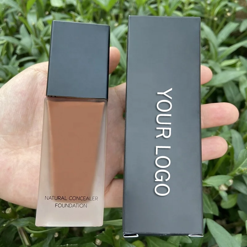 OEM ODM макияжная основа, минеральный солнцезащитный Водонепроницаемый фирменный бренд, полное покрытие, без масла, жидкая матовая основа