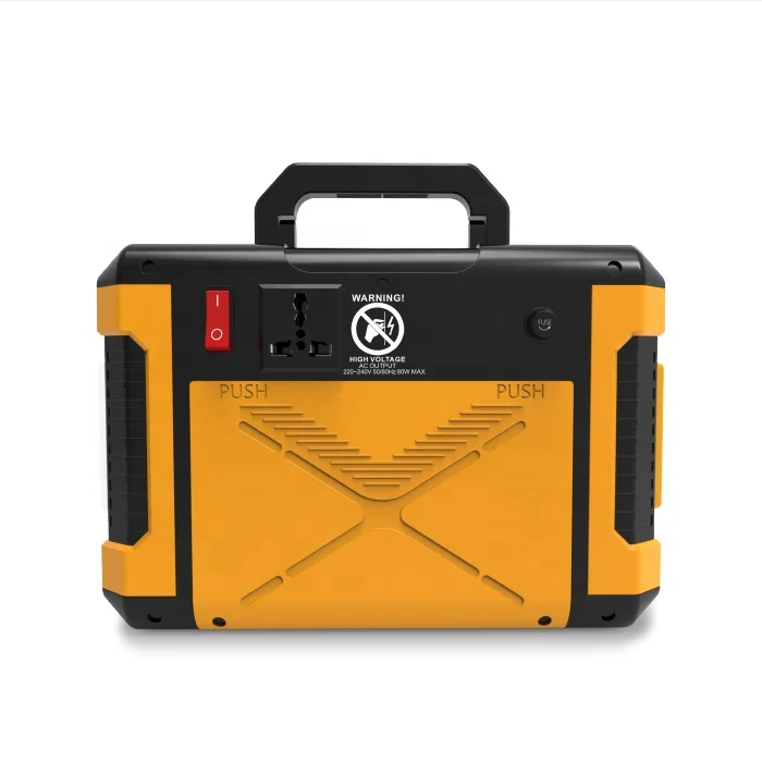 Мощный компактный автономный портативный Гибридный инвертор 80 Вт, домашний генератор солнечного хранилища, домашняя система «Все в одном»