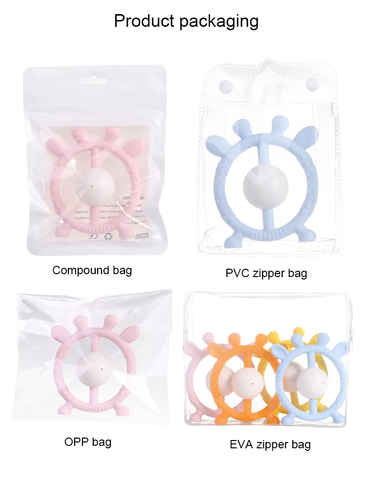Wholesale Baby Teething Ring Safety Toy Rattle And Sensory Teether Toy Factory China Buy New