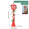 Lampe de rue rouge