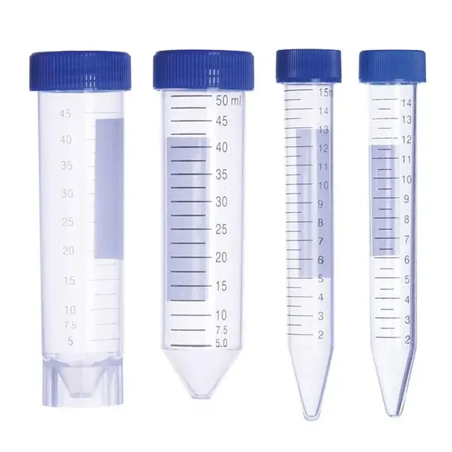 Lab Use Plasticware Conical Flat Bottom 50 ml Centrifuge tube