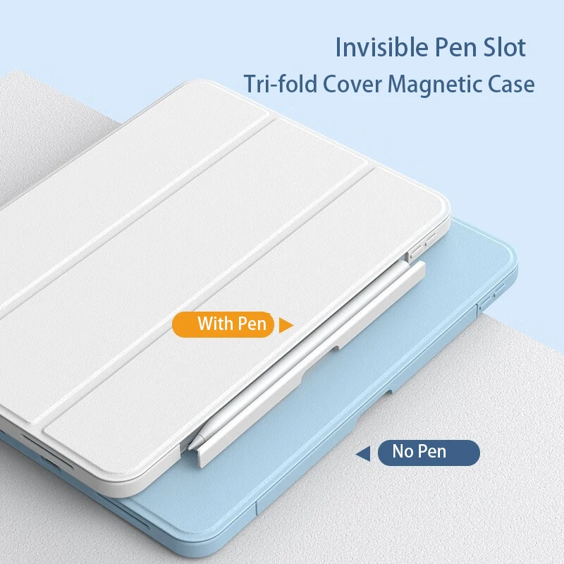 Tri-fold Magnetic Rotating Cheap Tablet Cases Tablet case Cover Packaging  for Ipad Pro 11 Inch