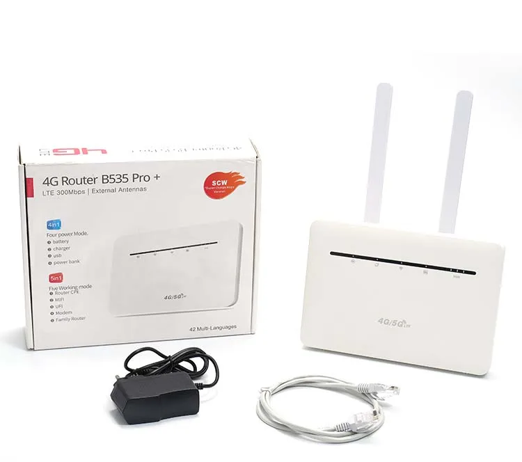 4G Router B535 Pro+ 300Mbps Wi-Fi 5G Wifi Power Long Range Wifi Router ...