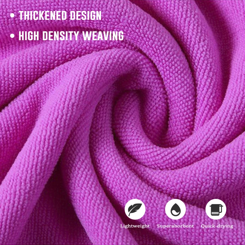 Custom Logo Microfiber Cleaning Towels - Quick Dry & Absorbent