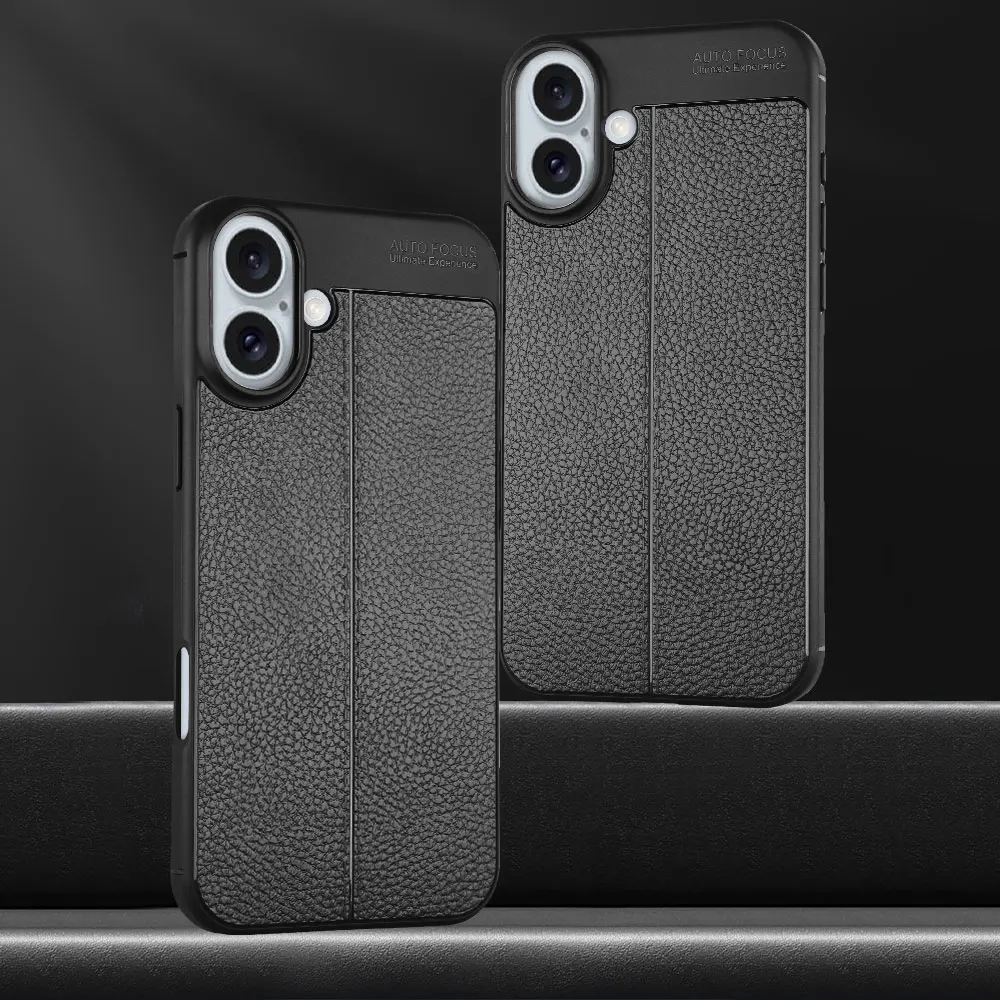 Simple Business Phone Case For Iphone 16 15 14 13 Plus Pro Max Litchi Grain Slim And Lightweight Anti-Fingerprint Sjk581 Laudtec