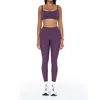 Soutien-gorge + legging violet
