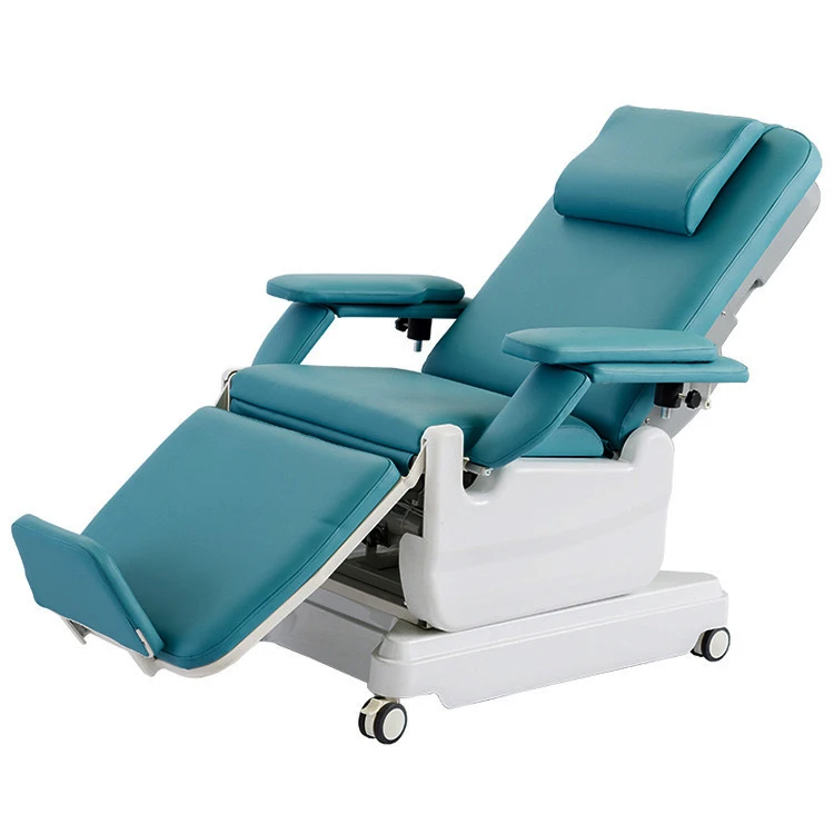 Multifunction Movable Blood Drawing Donate Hemodialysis Chair For