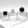 Transparent Bottle+ White Silver Cap