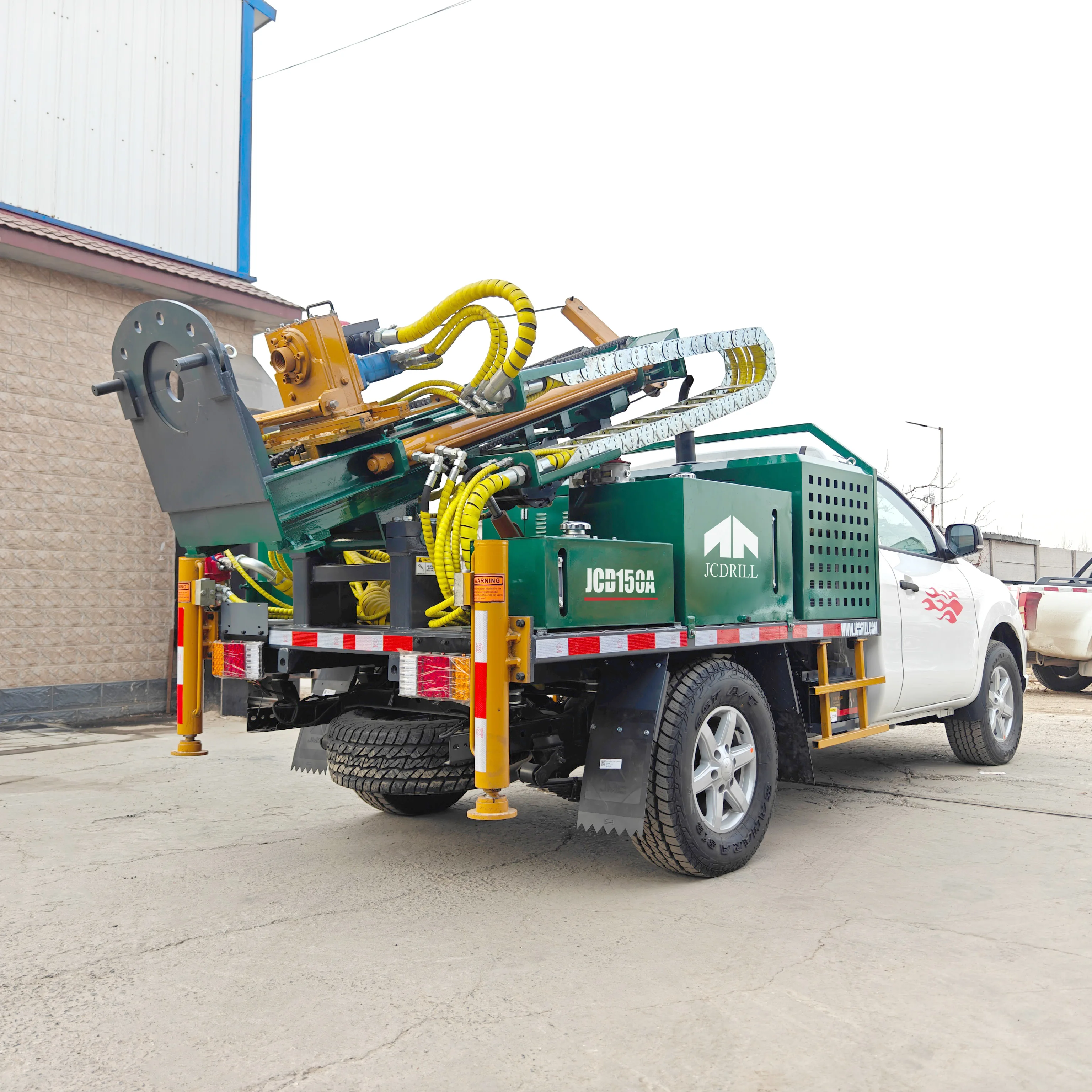 Pickup Mounted Soil Exploration Foundation Auger Drilling Rig for Sale ...
