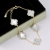 Bracelet-14K Gold-White