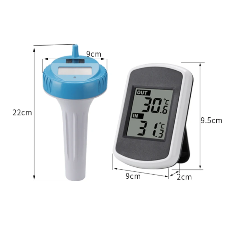 Customized Floating Solar Wireless Digital Thermometer Monitor Pool Temperature Household Thermometers