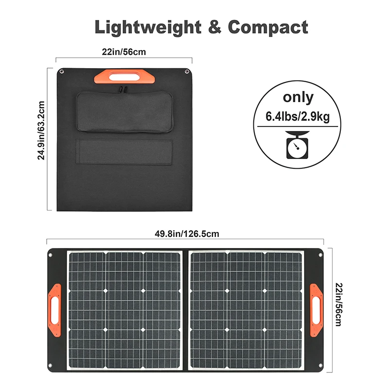 KOLINK 100W Foldable Solar Panel Kit Overview