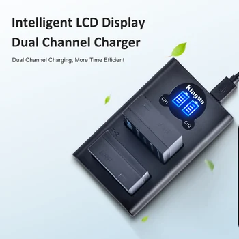 KingMa-DMW-BLC12 1050mAh 7.4V Dual Charger and Battery Kit Camera Battery product image
