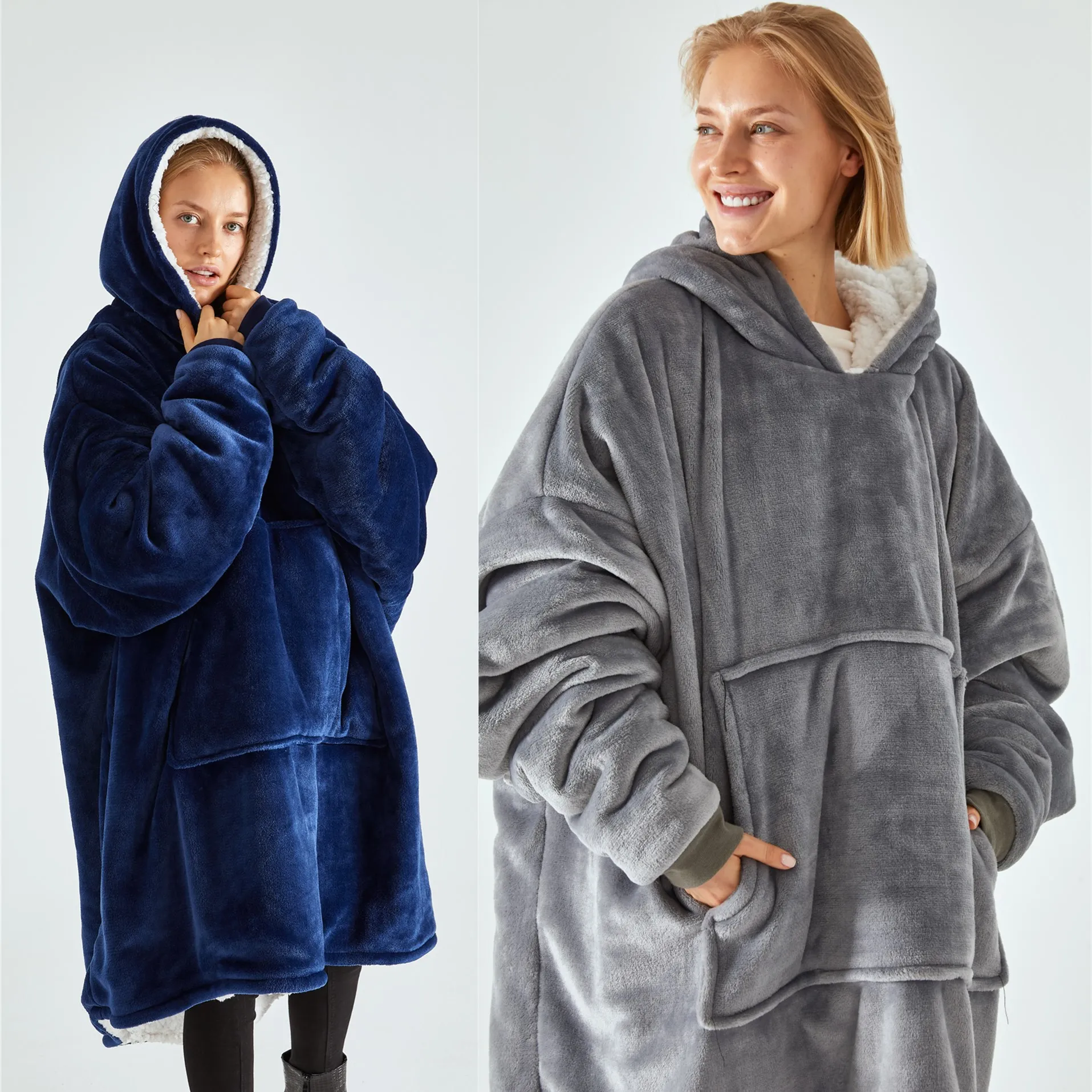 Wool discount wearable blanket