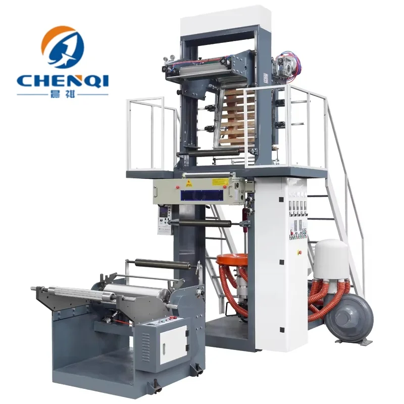 Chenqi Zhejiang Výroba zo závodu Rýchly stroj na fólie Nový stav Spracovanie LDPE HDPE LLDPE Stroj na výrobu plastov