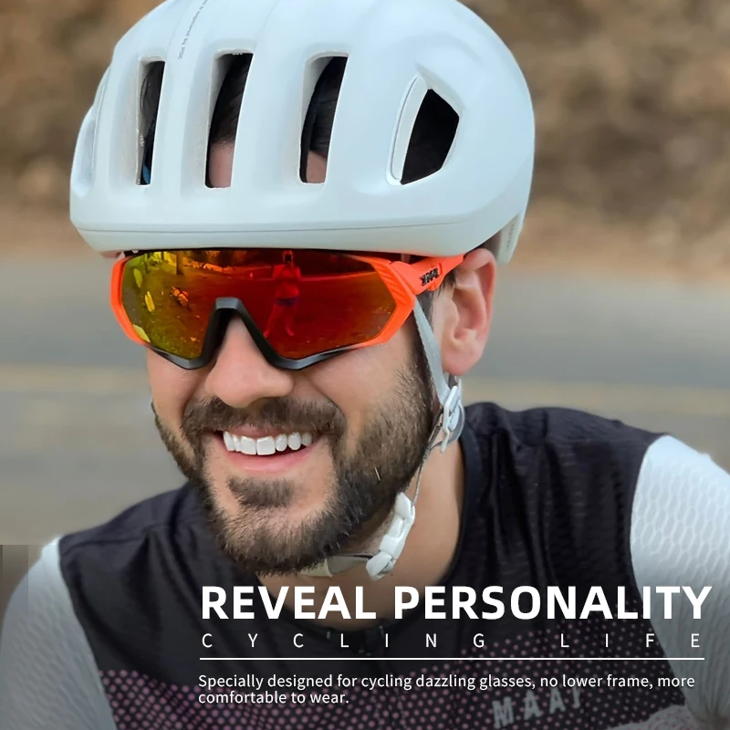 KAPVOE Sports Sunglasses Durable TR90 Frames UV400 Lenses