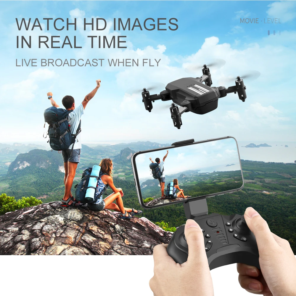 hot sell Mini drone LS-Min High definition foldable UAV aerial photography with 4K pixel remote control drone toys details