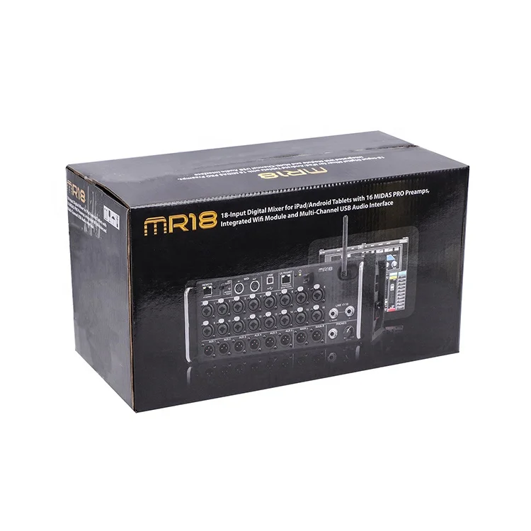 New Arrival MR18 Portable 18-Channel Digital Mixer Console with