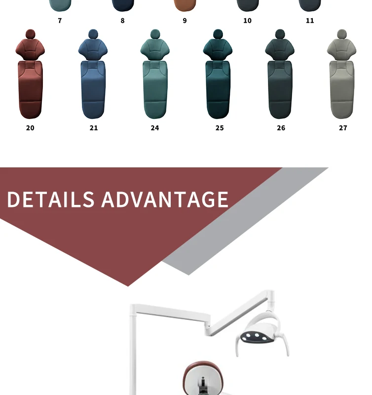 New Type Dental Clinic Equipment Double Water Bottle Dental Unit Dental