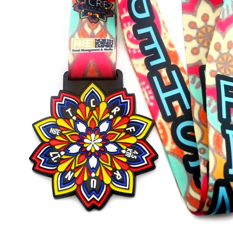 Free Sample Custom Made Gold Mountain Bike Race Medal