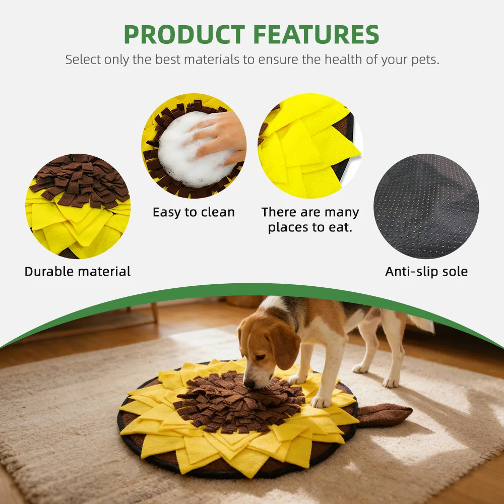 Wholesale Slow Feeding Pet Sniffing Mat Indoor Foraging Dogs Snuffle M - product detail 4