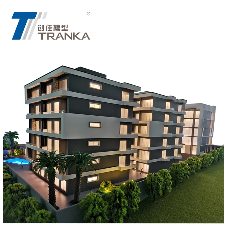 High quality sand table model for real estate display ,  apartment scale model for display