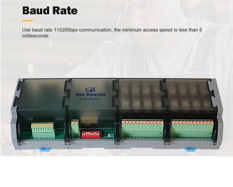 product huaqingjun 16di 16do rs485 ethernet relay module modbus rtu  tcp spdt g2r 1 10a io rj45 relays modules for farm automation-11