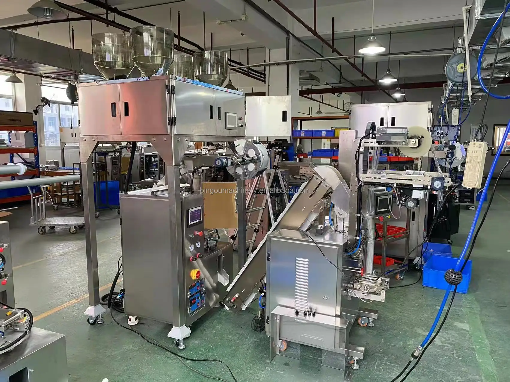 Best-sold Tea Sachet Packaging Equipment Triangle Pyramids Tea Bag With ...