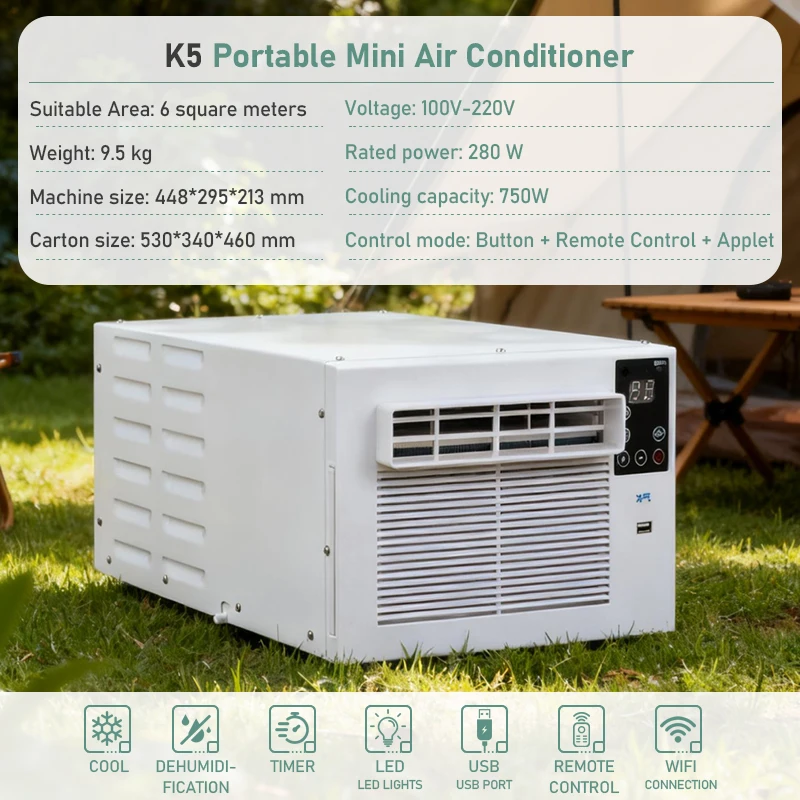 Mini Air Conditioner, Portable, 220V, 110V - detail 16