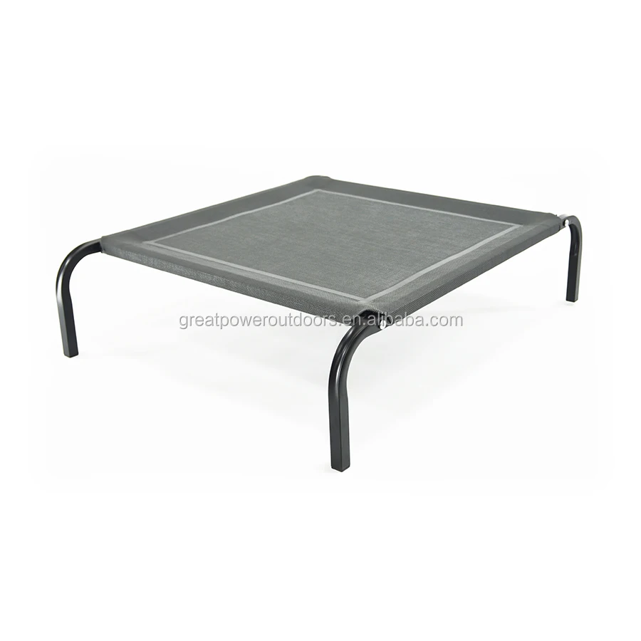 steel framed elevated dog bed