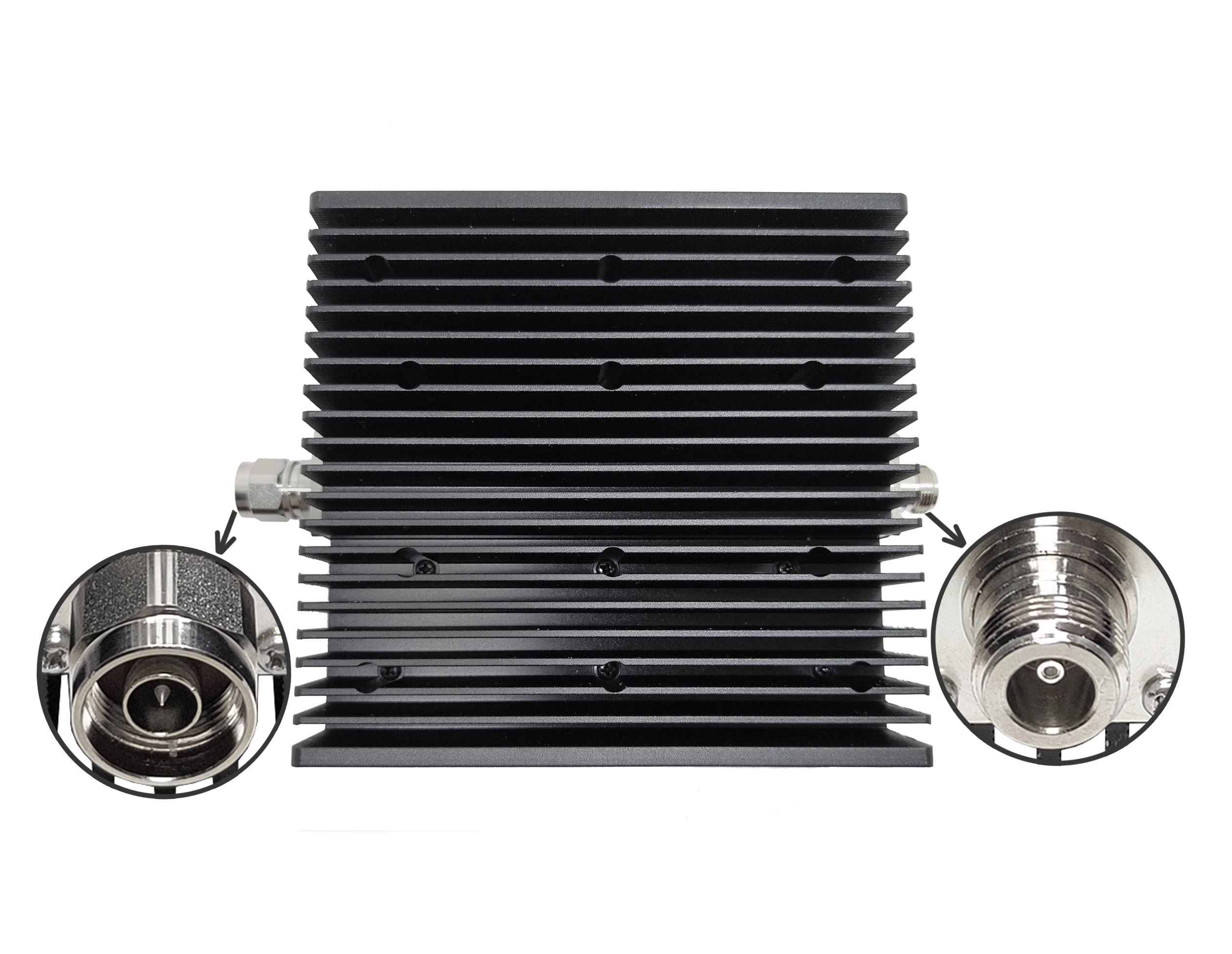 RF Coaxial 200W 3G RF Fixed Coaxial Attenuator 50db N Male to N Female Big Power Attenuator