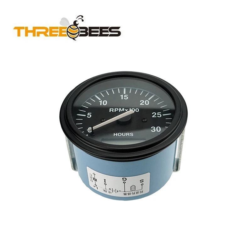 Diesel Engine Tachometer 3049555 Tacho Hour Gauge Speed Stopwatch