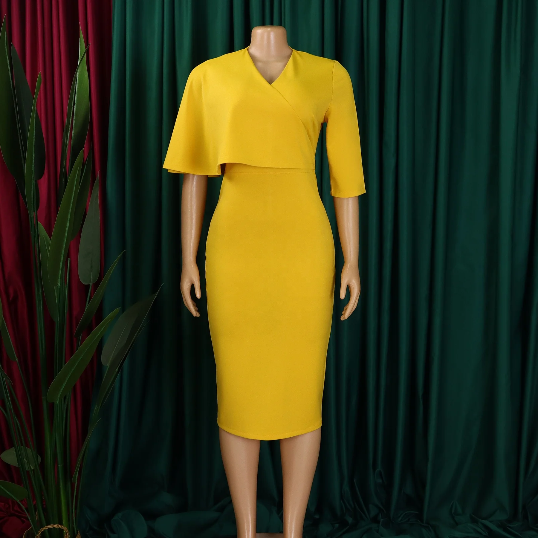 office formal dresses Nice-Forever Solid Color Elegant Work Office Dresses Business Formal P Mega Mart Center