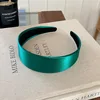 emerald green wide-brimmed headband