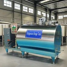 500L Precision Temperature-Controlled Milk Cooling Tank State-of-the-Art Storage Solution Farm Juice Home Use Pressure Vessel