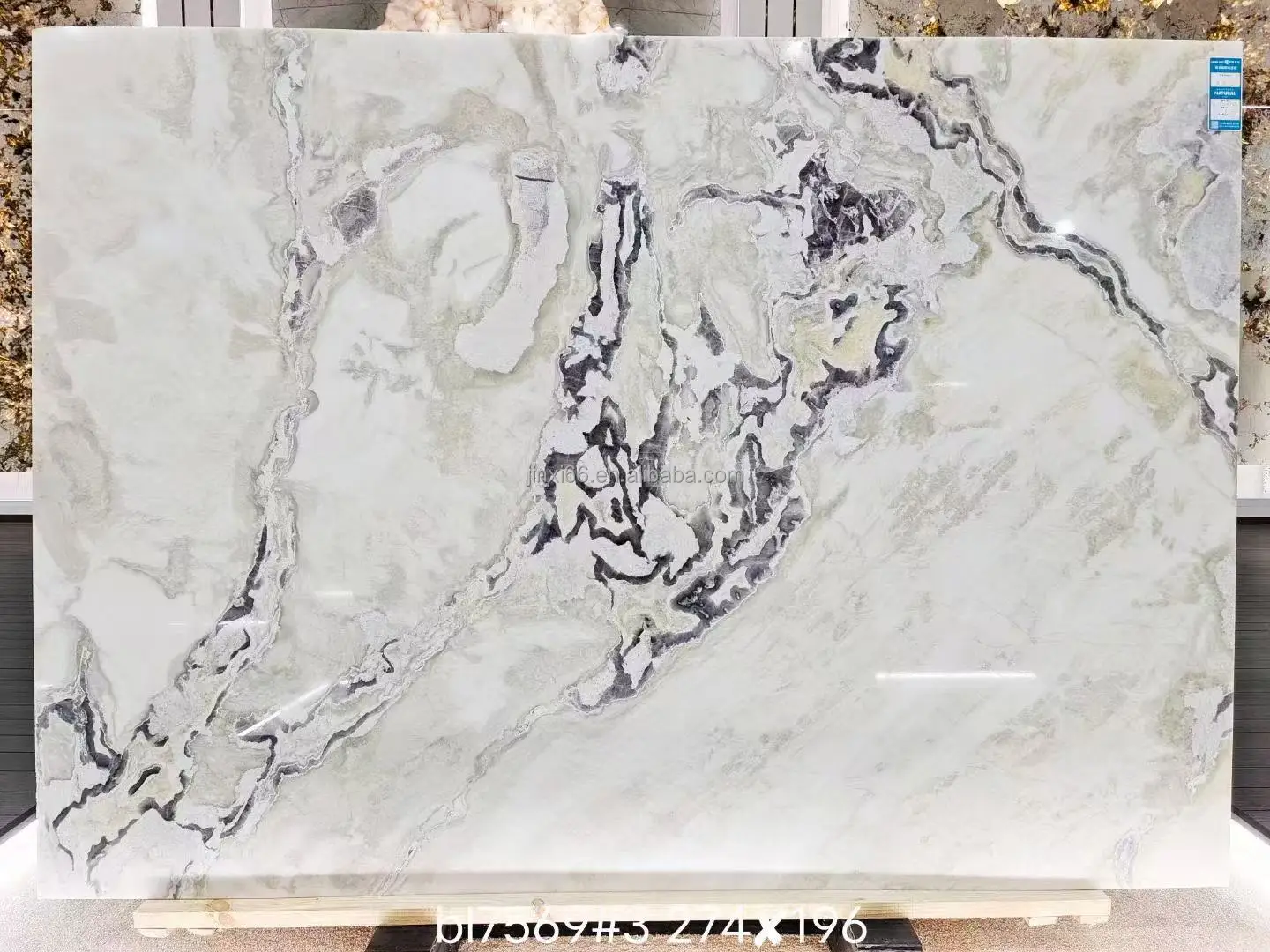 New Arrived Italy White Marble Fendy White Marble Natural Stone Wall Background Decoration Wall Tile