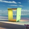 S - Pastel Green Solar LED Lantern