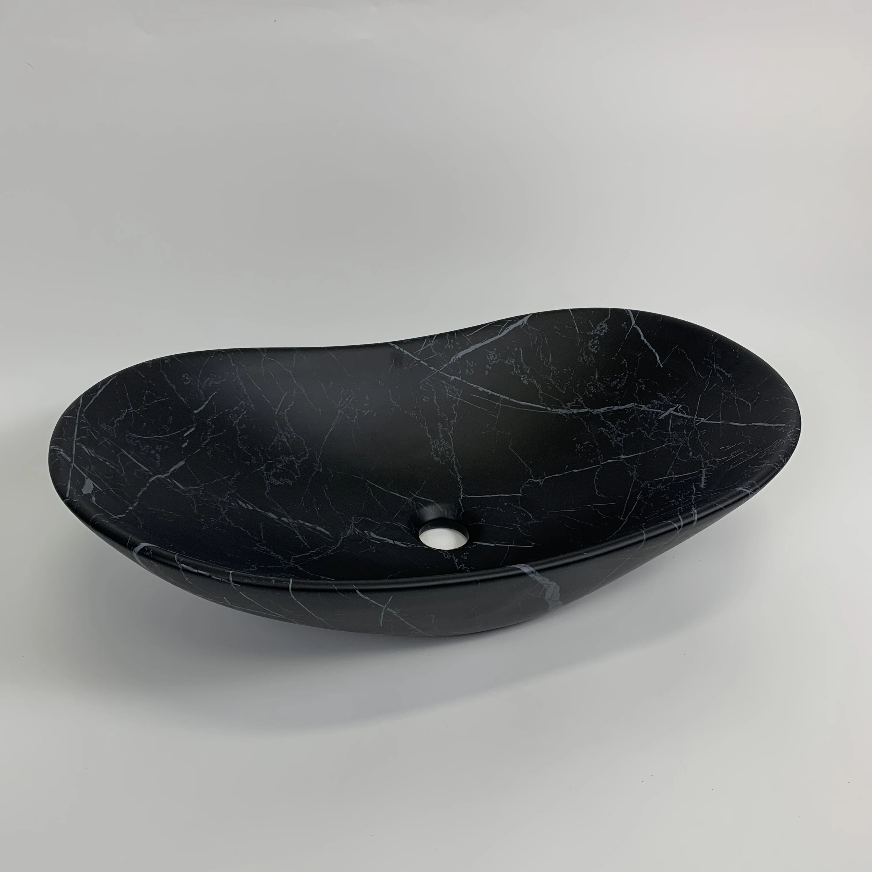 New design ceramic sink basin hotel sanitary ware art basin bathroom marble countertop basin details