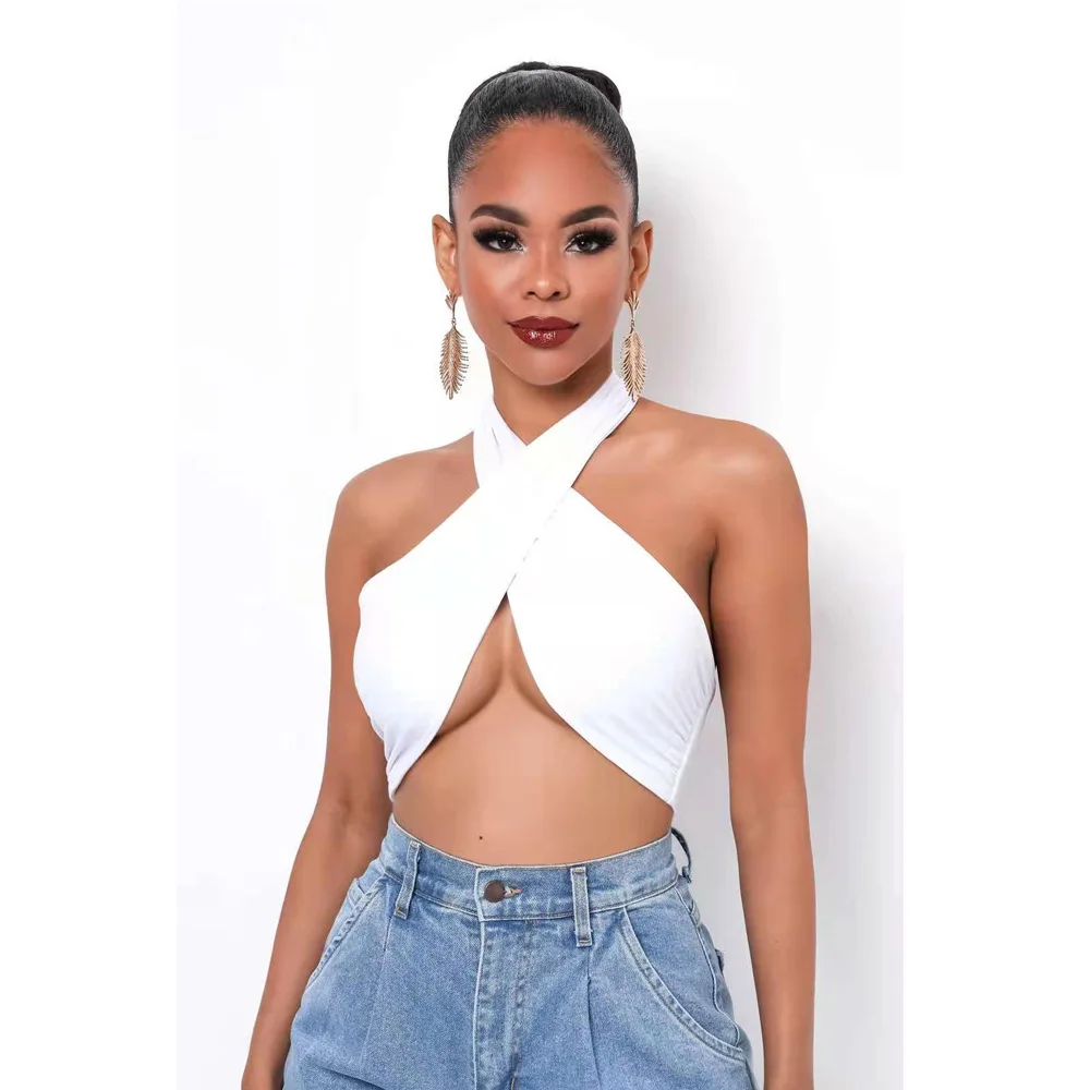 omdraaien Afscheid Master diploma 2022 New Arrivals Hot Summer Fashion Boutique Shirt Wrap Free To Wear Cross  Neck Sexy Halter Plain Crop Tube Women's Tank Tops - Buy Tube Top,Women's Tank  Tops,Plain Crop Tops Bow Bandage