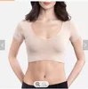 Donne Crop scoop Della Pelle
