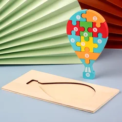 Wholesale Manufacturers Fun Children Toddler Baby Logical Thinking Toy Mini Jigsaw Puzzle 3D Wooden Puzzle & Games