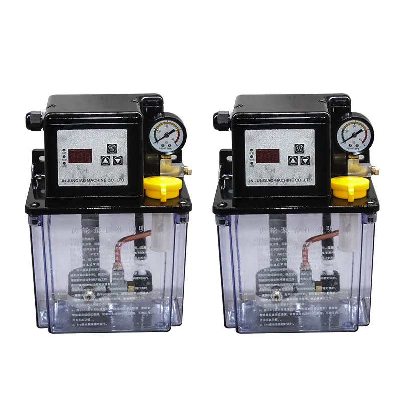 Full Set CNC Automatic Lubrication Oil Pump 2L Digital Electronic Timer Gear Pumps For Cnc
