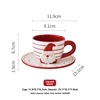 Taza blanca y platillo - 200ml