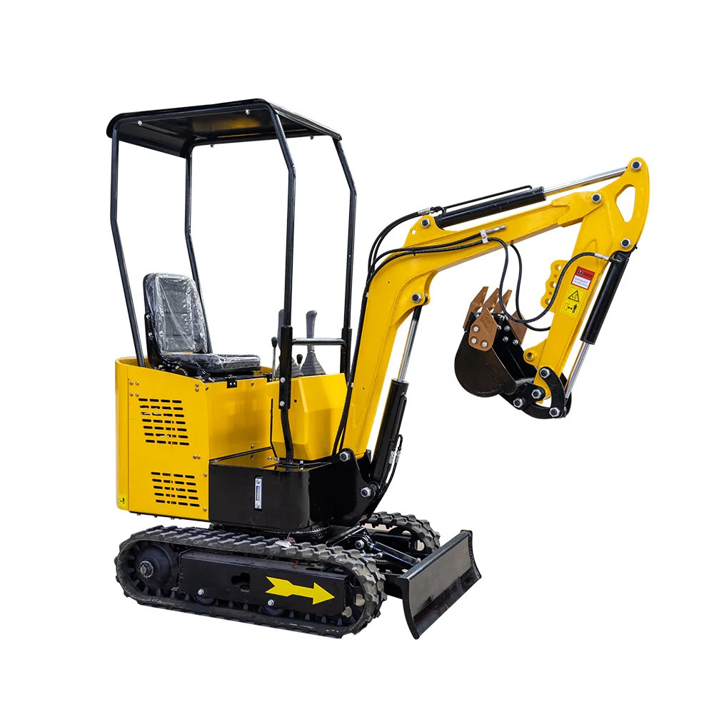 Pragais an HT12 Crúbadán Beag Sínse 1ton Digger Excavator Íseal le haghaidh Reatha